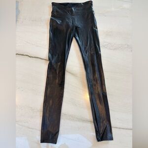 SPANX Glossy Black Leggings